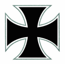 Iron Cross sculpture Photo Cut Outs