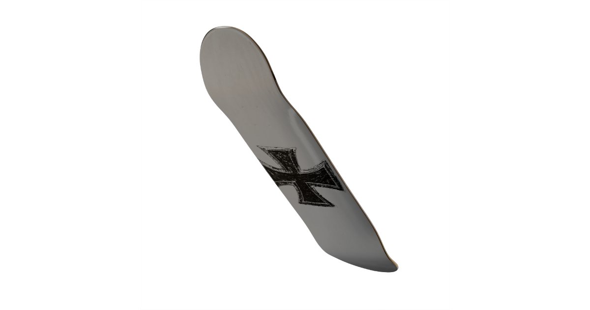 Iron Cross Skateboard Zazzle