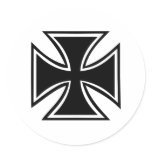Iron cross stickers