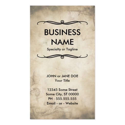 iron door business cards (back side)