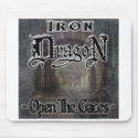 Iron Dragon "OPEN THE GATES" mousepads by starverse Iron Dragon "OPEN THE GATES" mousepads