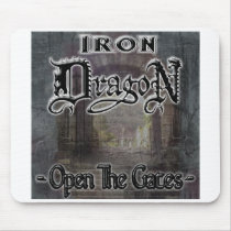 Iron Dragon "OPEN THE GATES" mousepads