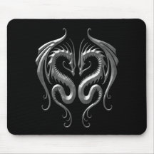Iron Dragons Mouse Pad