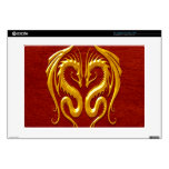 Iron Dragons, yellow and red Skins For Laptops