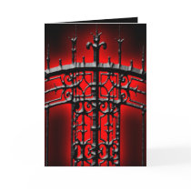Iron Fence Halloween Invitation Card by TDSwhite Iron Fence Halloween Invitation Card