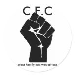 Iron Fist Round Sticker
