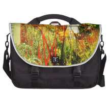 Iron Gate Archway with Flowers Bag For Laptop