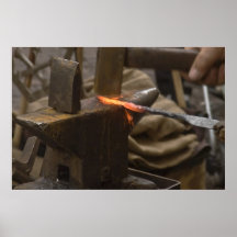 iron hammer manual work poster