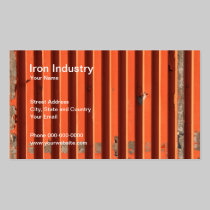 Iron Industry Business Card business cards