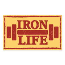 Iron Life Sticker