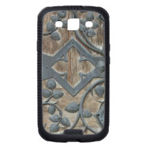 Iron Medieval Lock on wooden door Galaxy S3 Case