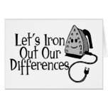 Iron Out Differences cards