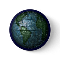 Iron Plated Earth Button