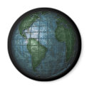 Iron Plated Earth Magnet by Curious_Dreams Iron Plated Earth Magnet