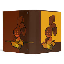 iron shaolin bunny vinyl binder