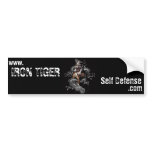 IRON TIGER, Self Defense, .com, www. Bumper Stickers