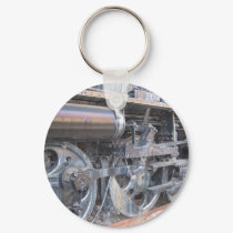 Iron Wheels of a Majestic Iron Horse keychains