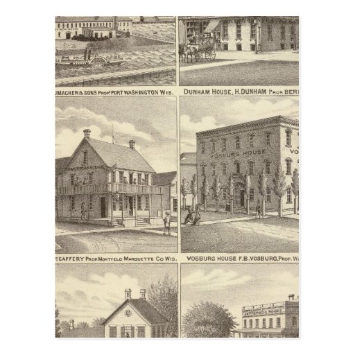 Iron Works, hotels & residences in Port Washington Post Card