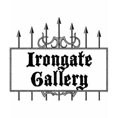 Irongate Gallery Logo T-Shirt, Style 2 by IrongateGallery