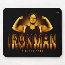 Ironman Fitness gear mousepads by flyingdiscs Ironman Fitness gear mousepads