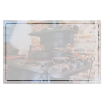 Irons Heating on Stove Stationery Paper