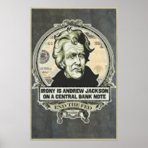 Irony Is Jackson on a Central Bank Note Print