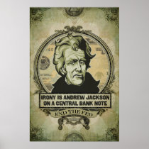 Irony Is Jackson on a Central Bank Note Print
