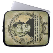 Irony Is Jackson on a Central Bank Note Sleeve laptop sleeves