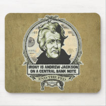 Irony on A Central Bank Note Mousepad mousepads