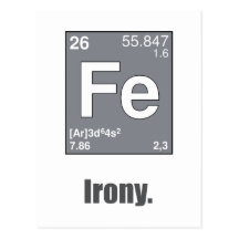Irony Postcards