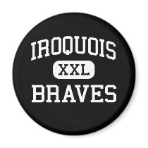 Iroquois - Braves - High - Erie Pennsylvania magnets by customteamsportswear Iroquois - Braves - High - Erie Pennsylvania magnets