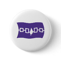 Iroquois Confederacy Flag Button