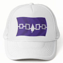 Iroquois Confederacy Flag Hat by LivingFlags2 Iroquois Confederacy Flag Hat
