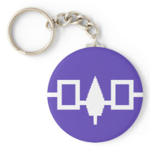 Iroquois Confederacy flag Keychain