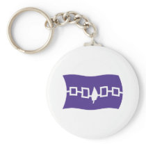 Iroquois Confederacy Flag Keychain
