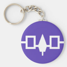 Iroquois Confederacy flag Keychain