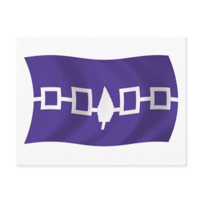 Iroquois Confederacy Flag Postcard by LivingFlags2