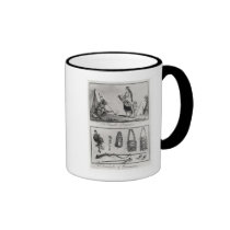 Iroquois family, arms and ornaments mugs
