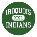Iroquois - Indians - Junior - Des Plaines Illinois Sticker