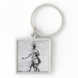 Iroquois Man, inhabitant of Canada Keychains