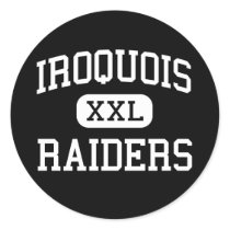 Iroquois - Raiders - High - Louisville Kentucky Round Sticker