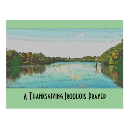 Iroquois thanksgiving post card