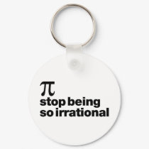 Irrational Pi keychains