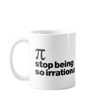 Irrational Pi mugs