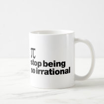 Irrational Pi mugs