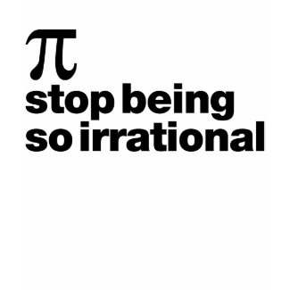 Irrational Pi shirt