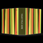 Irregular Stripes binders