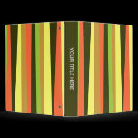 Irregular Stripes binders