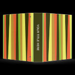 Irregular Stripes binders