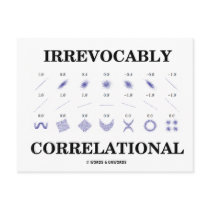 Irrevocably Correlational (Correlation Statistics) Postcards